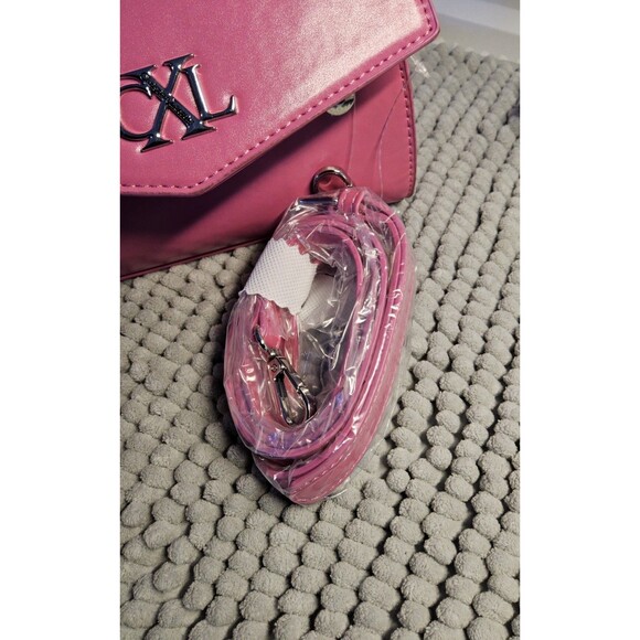CXL by Christian Lacroix Crossbody Bag Small Pink Laine Matte Patent MSRP $88 - Picture 8 of 13